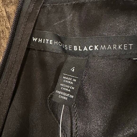 NEW WHBM Floral Burnout Fit and Flare Dress sz 4 whimsigoth dress - Picture 4 of 13